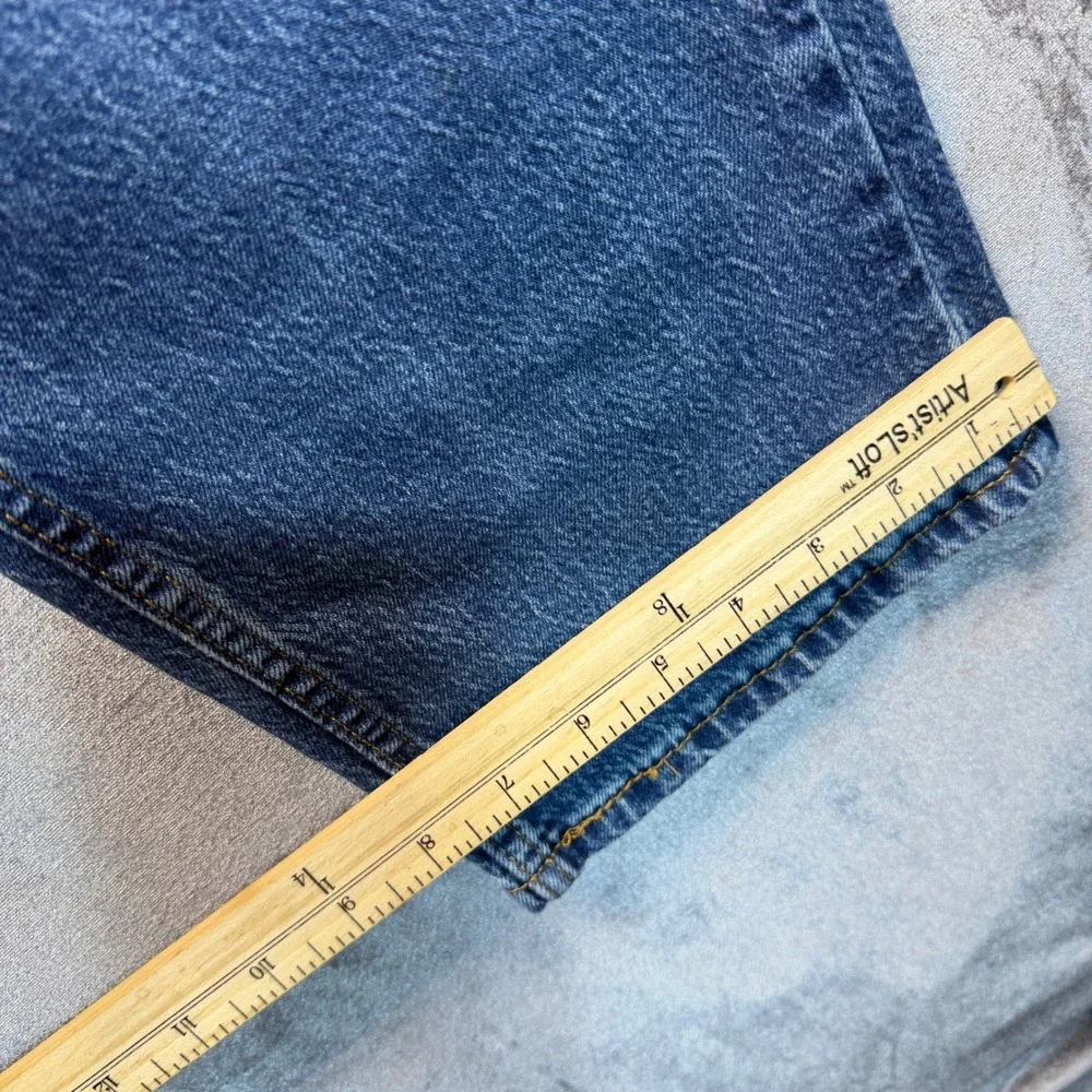 Levis 505 Regular Fit Jeans Mens Blue Regular 38x29 Denim Casual Classic